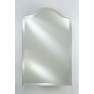 Afina Radiance Scallop Top 1 in. Beveled Wall Mirror (Small)