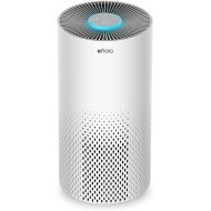 Afloia Air Purifiers for Home Bedroom Large Room Up to 1076 Ft², True HEPA Filter Air Purifier for Pets Dust Pollen Allergies Dander Mold Odor Smoke, 22dB&7 Color Light, Kilo White