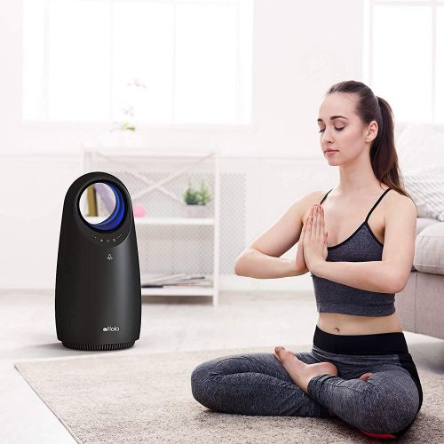  Air Purifier for Home/Office, Afloia Air Cleaner H13 HEPA Filtration removes 99.97% Air Contaminants, CADR 250m³/h, 3-Stage Filter for Pet Dander/Odor/Smoker, Bladeless Design, 3 S