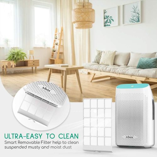  Afloia Dehumidifier for Home 2000ML(68 oz), Portable Quiet Dehumidifier 2200 Cubic Feet(269 sq.ft),Home Electric Dehumidifiers for Bathroom Space Bedroom Kitchen Caravan Office Bas