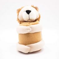 Africa's Africas Legend Plush Stuffed Animal with Baby Blanket 37.4 x 37.4 Inches African Safari Animals Lion 7.09 Inch