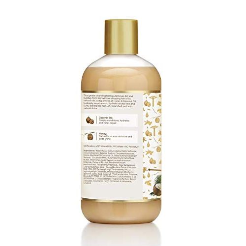  [아마존 핫딜] African Pride Moisture Miracle Honey & Coconut Oil Shampoo (3 Pack) - For Natural Coils & Curls, Nourishes & Shines, Sulfate Free, Color Safe, 12 oz