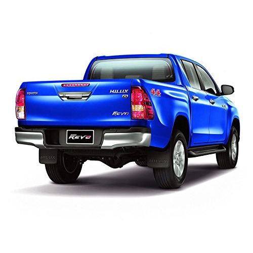  Aftermarket Accessory K1AutoParts Black Matt Rear Tail Light Taillight Lamp Cover Trim for Toyota Hilux Revo Pickup 2015 2016