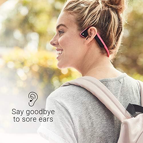  [아마존베스트]Aftershokz AfterShokz Titanium Mini Wireless Bone Conduction Bluetooth Headphones, Shorter Headband Size for Smaller Fit, Open-Ear Design, Slate Grey, AS600MSG