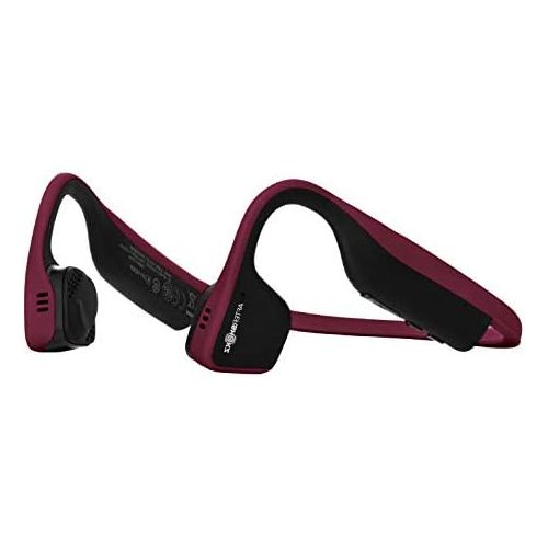  AfterShokz Titanium Open Ear Wireless Bone Conduction Headphones, Canyon Red, AS600CR