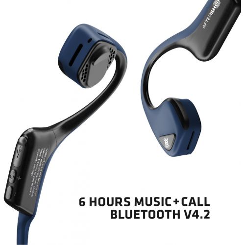  Aftershokz AfterShokz Trekz Air Open Ear Wireless Bone Conduction Headphones, Canyon Red, AS650CR
