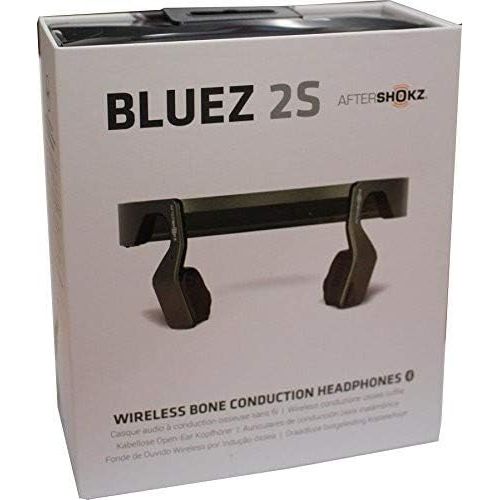  Aftershokz Bluez 2S Wireless Bone Conduction Bluetooth Headphones, Green Metallic, (AS500SM)