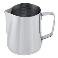 Agatige 20oz Milk Frothing Pitcher, Stainless Steel Espresso Measuring Cup Steaming Pitchers for Espresso Machines