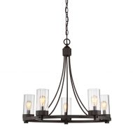 Agave Oil Rubbed Bronze 5-Light Candle-Style Chandelier