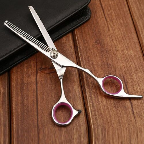  Agile-shop [6 in 1] Professional Pet Grooming Scissors Set, Perfect Trimming Kit for Dog or Cat, Durable Stainless Steel Provided with 7.5 inch Cutting Scissors, Thinning Shear, 2 Curved Scis