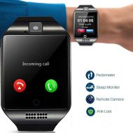 Agkey Smartwatch Unlocked Watch Cell Phone Bluetooth Smart Watch with Camera Handsfree Call for Samsung LG HTC Motorola Huawei BLU Android Smartphones Men Women Boys Girls Birthday
