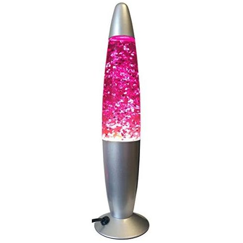  Agora Import Glitzerlampe Fuchsie