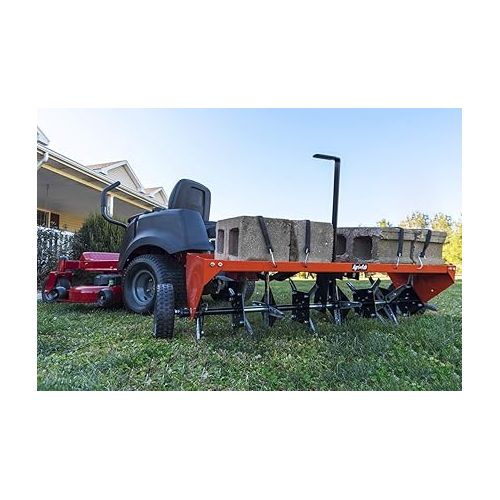  Agri-Fab 45-0299 48-Inch Tow Plug Aerator,Orange & Black,Large