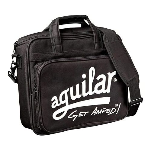  Aguilar Tone Hammer 500 Super Light 500 Watt Solid State Bass Amplifier Head with Drive Control, FX Loop and Balanced DI Output with Water Resistant Bag and Instrument Cable