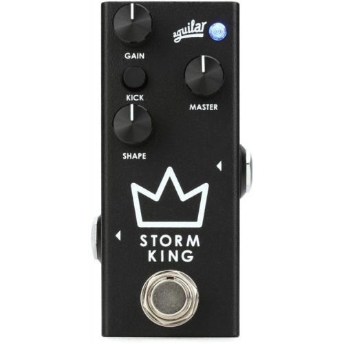  Aguilar Storm King Bass Distortion Pedal with Patch Cables