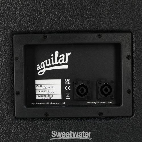  Aguilar SL 110 1 x 10-inch 175-watt Bass Cabinet - Classic Black 8 Ohm