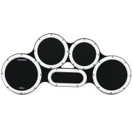 Ahead S-hoop Chavez Tenor Practice Pad Set - 4/5/6 Combination - Black with White Hoops