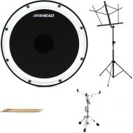 Ahead S-Hoop Marching Pad with Snare Sound Stands Bundle- 14