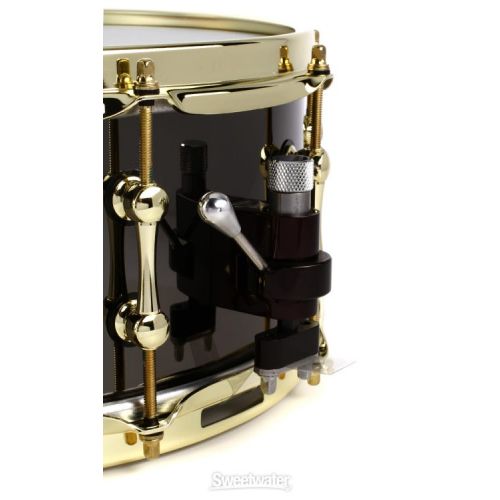  Ahead Bell Brass Snare Drum - 6 x 14-inch - Black Chrome