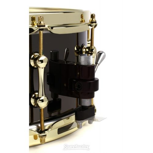  Ahead Bell Brass Snare Drum - 6 x 14-inch - Black Chrome