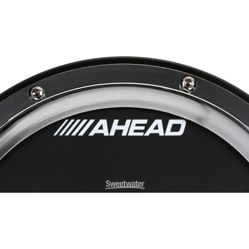  Ahead S-Hoop Marching Pad with Snare Sound - 10 inch - Chrome