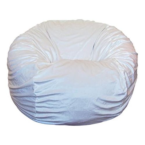  Ahh! Products Cuddle Minky White Washable Large Bean Bag Chair