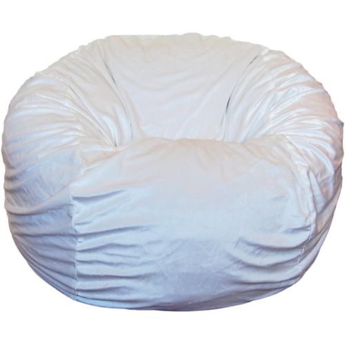  Ahh! Products Cuddle Minky White Washable Large Bean Bag Chair