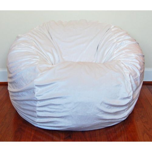  Ahh! Products Cuddle Minky White Washable Large Bean Bag Chair