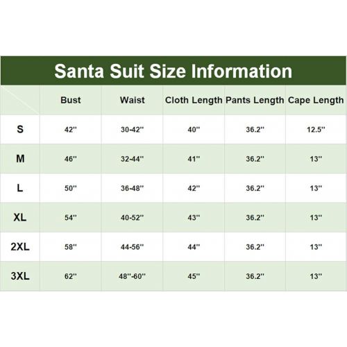  할로윈 용품Ahititi Santa Costume for Men 12pcs Set Red Deluxe Velvet Christmas Party Cosplay for Adult Santa Claus Suit