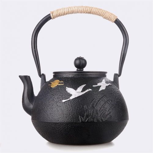  Ahui Japanese Style Cast Iron teapot No Coating Boiled Water Health Titilian Retro Crafts Volume 1.2L