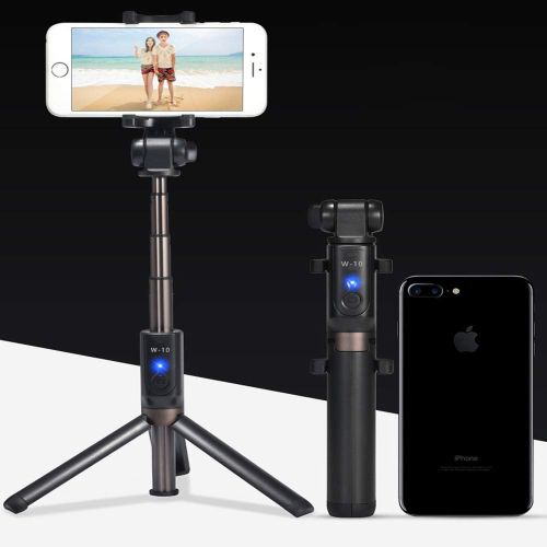  Ai-Free Tech Selfie Stick Bluetooth Wireless Tripod Foldable Extensible and Retractable Shutter Button with Convenient