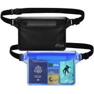 [아마존베스트]AiRunTech Waterproof Pouch with Waist Strap (2 Pack) | Best Way to Keep Your Phone and Valuables Safe and Dry | Perfect for Boating Swimming Snorkeling Kayaking Beach Pool Water Pa