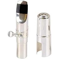 Bb Tenor Sax Mouthpiece, Aibay Nickel Platedze Bb Tenor Metal Saxophone Mouthpiece with Cap and Ligature Size #7