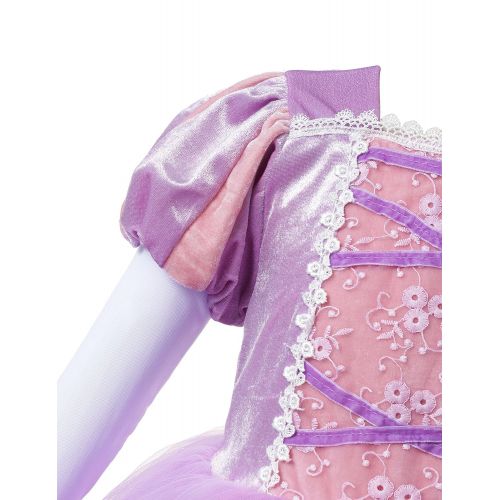  Aibeiboutique aibeiboutique Rapunzel Costume Girls Princess Dress up for Halloween Cosplay
