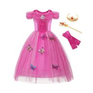 Aibeiboutique New Dresses Princess Fancy Dress for Little Girls Costume Cosplay