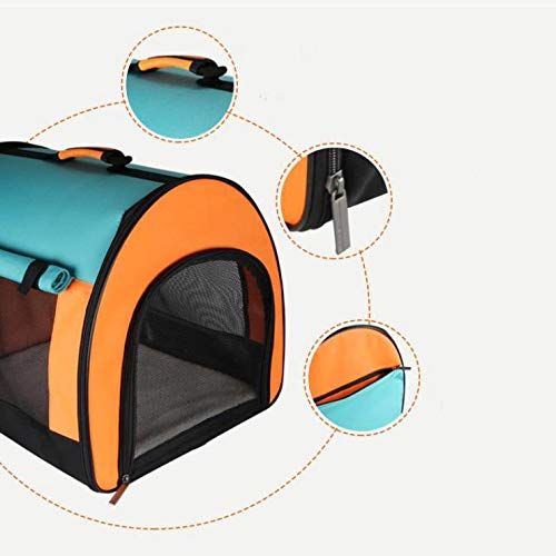  Aidashine Pet Carrier Compatible Dog and Cats, Travel Collapsible for Small Puppy Up to 15lbs, Soft Side Dog Crate, Portable Kennel for Puppies