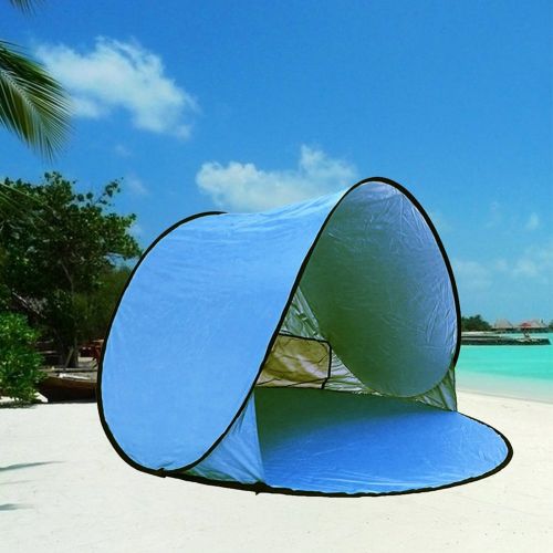  Aigo Easy Set-up Beach Tent Automatic Pop Up Instant Beach Shade Portable Outdoors Portable Family Sun Shelter with Carry Case (for 2-3persons) …