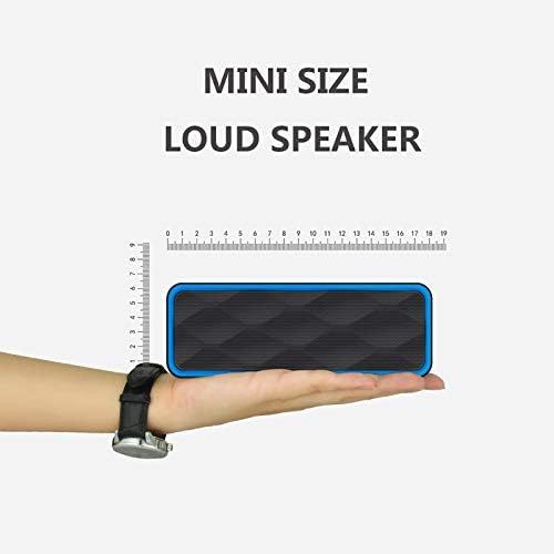  [아마존베스트]-Service-Informationen Aigoss S3 Wireless Bluetooth Speaker, V4.2 Portable Stereo Speaker with Built-in Dual Driver & Hands-Free Calling, HD Audio and FM Radio - Blue