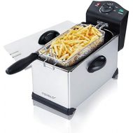 Aigostar Semi-professionelle Fritteuse,Edelstahl,2200 Watt,3 Liter.BPA-frei.