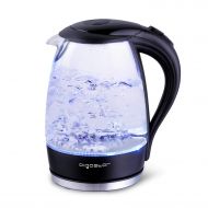 Aigostar Adam - Electric Water Kettle 1.7L 57OZ Kitchen Kettle Pot for Tea Coffee with Blue Led