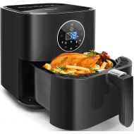 7-in-1 Air Fryer, Aigostar 4.5 QT Air Fryer with LED Digital Touch Screen, Timer and Temp Control & Auto Shut-off, Nonstick Basket Dishwasher Safe, Electric Hot Air Fryers Oilless