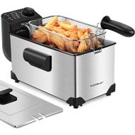 [아마존베스트]Aigostar Semi-Professional Fryer Stainless Steel 2200 Watts 3 Litres BPA Free