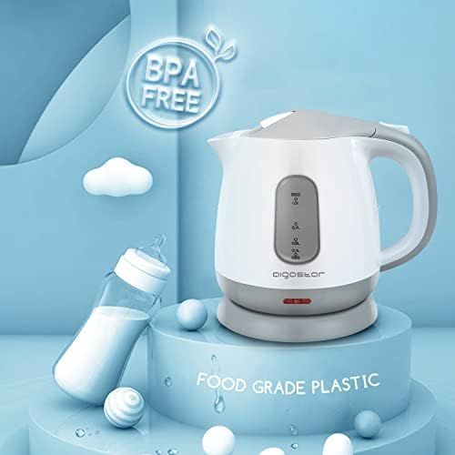  [아마존베스트]Aigostar Romeo 30HIP Kettle 1100 Watt, 1 Litre Compact Boiler, Automatic Shut-Off with Dry Protection, BPA-Free, Brown Disposable packaging.