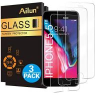 [아마존베스트]Ailun Screen Protector for iPhone 8 Plus/7 Plus/6s Plus/6 Plus-5.5 Inch 3Pack 2.5D Edge Tempered Glass Compatible with iPhone 8 Plus/7 plus/6s Plus/6 Plus-Anti Scratch Case Friendl