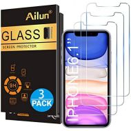 [아마존베스트]Ailun Glass Screen Protector for iPhone XR 6.1 Inch 2018 Release 3 Pack Tempered Glass Screen Protector Compatible Apple iPhone XR 6.1 Inch Display Anti Scratch Advanced HD Clarity
