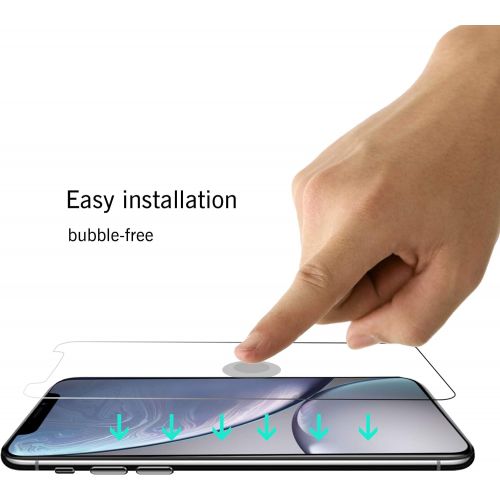  [아마존베스트]Ailun Glass Screen Protector for iPhone XR 6.1 Inch 2018 Release 3 Pack Tempered Glass Screen Protector Compatible Apple iPhone XR 6.1 Inch Display Anti Scratch Advanced HD Clarity