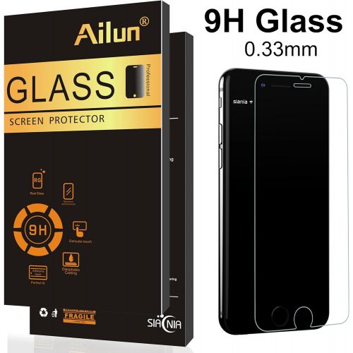  [아마존베스트]Ailun Screen Protector Compatible with iPhone 8 7 6s 6 4.7 Inch 3 Pack 2.5D Edge Tempered Glass Compatible with iPhone 7 8 6s 6 Case Friendly