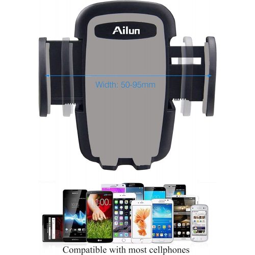  [아마존베스트]Ailun Car Phone Mount Air Vent Cellphone Holder Cradle 2Pack Universal Compatible with iPhone X Xs XR Xs Max 7 8 8Plus Compatible with Galaxy s10 S9 S8 Plus and More Smartphones Bl