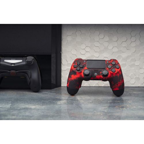  PS4 DualShock 4 PlayStation 4 Wireless Controller - Custom AimControllers WWII Special Edition with Smart Triggers and Standard Paddles.