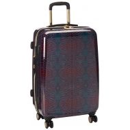 Aimee Kestenberg Womens Ivy 24 Hardside Expandable 8-Wheel Spinner Checked Luggage, Midnight Python